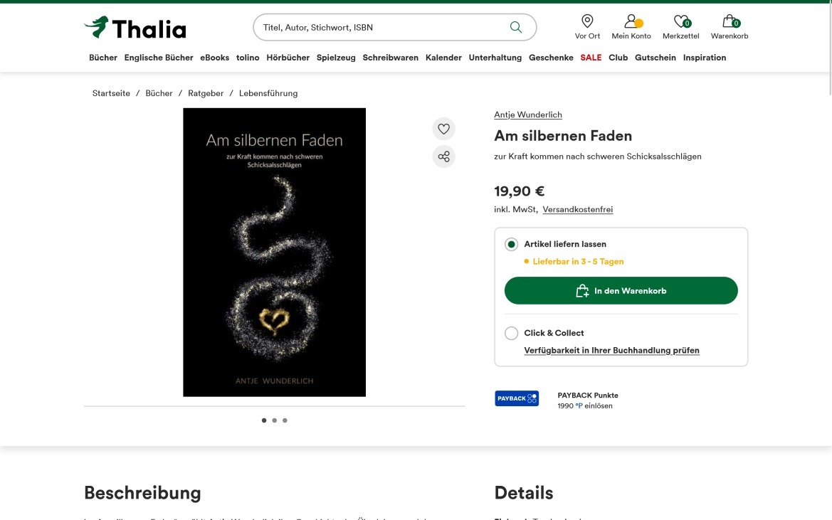 Thalia Am silbernen Faden